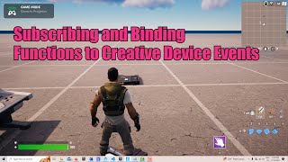 Subscribing and Binding Functions to Device Events in the Verse Language [upl. by Yruoc]