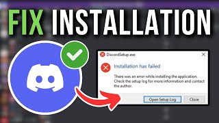 How To Fix Discord Installation Has Failed Error  Full Tutorial [upl. by Erodaeht]