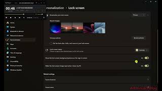 How to Customize the Lock Screen Background Windows 11 [upl. by Alayne]