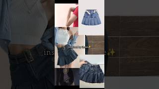 turning jeans into a skirt  hand sewing thriftflip ytshorts handsewing sewing diy [upl. by Alegnat150]