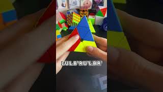 How to make the checkerboard pattern on the Pyraminx shorts ftoforwca cubingforall rubikscube [upl. by Deadman]