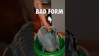 Can You fix A BAD Glove BreakIn Using Water 💧 [upl. by Nolitta643]