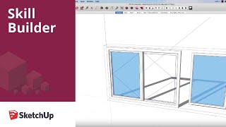 Dashed Lines in SketchUp Pro 2019 [upl. by Siddra308]