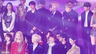 Rosekook moment at SBS GAYO DAEJUN 2018 [upl. by Ayalahs]