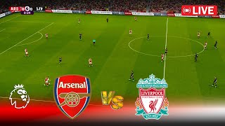 🔴ARSENAL vs LIVERPOOL  Premier League 2425  Full Match  PES Simulation Game [upl. by Olnek365]