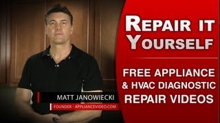 Fix it Yourself with over 5500 Repair videos at  ApplianceVideocom [upl. by Jochbed]