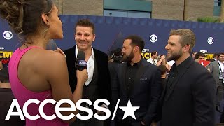 ACM Awards 2018 SEAL TeamsDavid Boreanaz Max Thieriot amp AJ Buckley Talk Love Of Country Music [upl. by Llerdna]