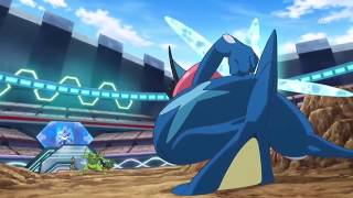 Ultra Instinct AshGreninja vs Mega Sceptile [upl. by Ysdnil]