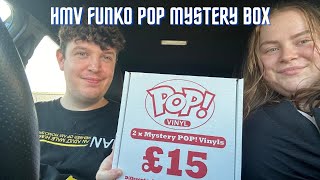 £15 HMV FUNKO POP MYSTERY BOX OPENING [upl. by Dnaltroc]