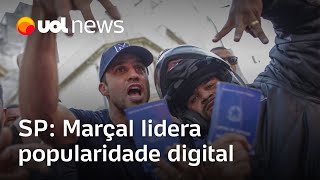 Marçal lidera popularidade digital em SP e Datena tem resultados tímidos nas redes [upl. by Aivata]