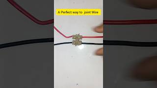 Best way to Joint the wire  Wire twist together shorts electrician strip [upl. by Pappas390]