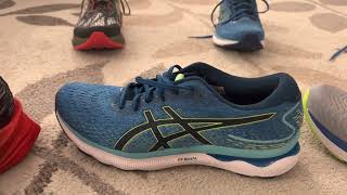 ASICS Novablast 3 Nimbus 24 amp Lite 2 Cumulus 24 and NB 880v12 Review [upl. by Eislel]