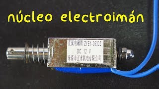 Núcleo de un Electroimán Cómo hacer un Núcleo Apropiado Alternativa al Hierro Dulce [upl. by Eerrehs318]