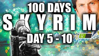 I MUST EXPLOIT SKYRIM 100 DAYS  Perfectly Balanced Hardcore Skyrim Challenge live [upl. by Yenetruoc]