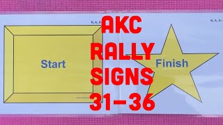 AKC Rally Novice Signs 3136 Explained and Demoed [upl. by Penelopa]