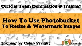 Free Photo Editor Online  How To Resize amp Watermark Images for DS Domination [upl. by Marshal]