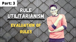 Rule Utilitarianism  Part 3  Utilitarianism  Philosophy Lectures  Lectures by Waqas Aziz [upl. by Aoniak470]