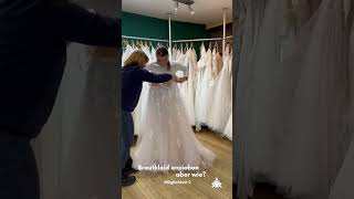 ✨ Brautkleid anziehen aber wie ✨ Möglichkeit 2 🫶🏼 [upl. by Rouvin838]