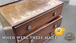 Old Oak Chest of Drawers Restoration  Satisfying Restoration [upl. by Hartfield]