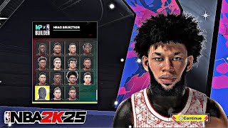 BEST COMP FACE CREATION IN NBA2K25🔥COMP GUARD FACE CREATION [upl. by Gemini618]