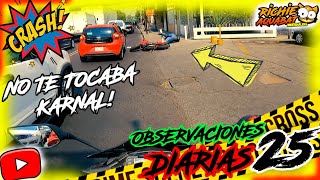 MOTOCICLISTA RECIBE SU MERECIDO LO TIRAN DE LA MOTOMALOS CONDUCTORESobservacionesdiarias neza [upl. by Ennovehs895]