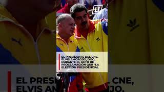 El Consejo Nacional Electoral venezolano proclama presidente a Maduro tras las elecciones [upl. by Isyad250]