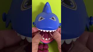 The skyblue shark loves to eat red berries candy asmr viral trending short [upl. by Jermyn]