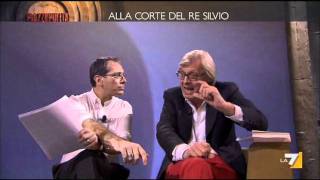 Show di Sgarbi a Piazza Pulita 29092011 [upl. by Havens]