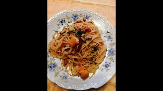 Spaghetti ai frutti di mare surgelati con pomodorini ciliegino [upl. by Adnil]