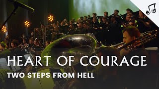 Two Steps From Hell  Heart of Courage – Live Orchestra amp Choir  ODYSSEY Project [upl. by Greysun]