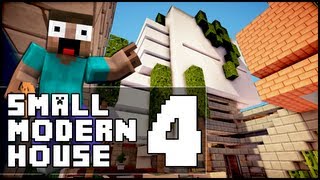 Minecraft  Small Modern House 4 amp RollerCoaster [upl. by Mord]