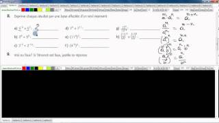 Secondaire 3 Québec Notation scientifique lois des exposants exercices 6 7 8 9 page 14 [upl. by Ellemrac]