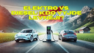 Porovnání nákladů na cestě do Rakouska Elektro vs Diesel [upl. by Porta]