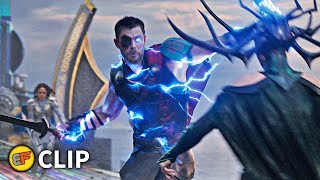 Thor amp Valkyrie vs Hela  Final Battle Scene  Thor Ragnarok 2017 IMAX Movie Clip HD 4K [upl. by Siletotsira]