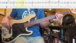 Have You Ever Seen the Rain by Creedence Clearwater Revival Isolated Bass Cover with Tab [upl. by Harraf]