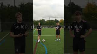 duo training session for wingers and strikers football soccer footballdrills soccerdrills fyp [upl. by Amalea]