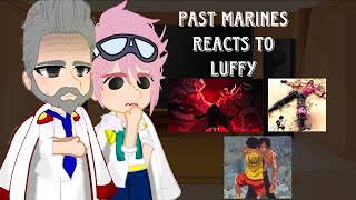 Past Marines Reacts To Luffy  🇺🇸🇧🇷  12  One Piece Gacha Club  Read Pinned💗 [upl. by Eustace]