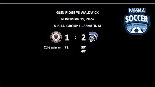 GLEN RIDGE VS WALDWICK 111924 [upl. by Cordey]