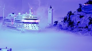 Fog Nebelfahrt im Miniatur Wunderland mit AIDA Cap San Diego u den RC Schiffen der IG Mikromodell [upl. by Baldwin799]