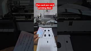 Pan card pvc card printing Best Epson L805 pvc card printer [upl. by Oinegue]