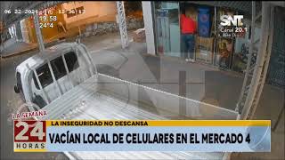 Comerciante denuncia que entraron a su negocio a robar [upl. by Resneps797]