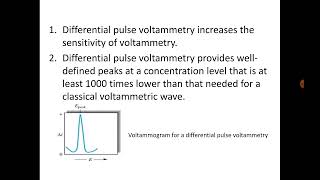 Differential pulse voltammetry  Applications and advantages [upl. by Minni578]