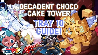 Decadent Choco Cake Tower  Tray 10 Guide  Cookie Run Kingdom [upl. by Collis]