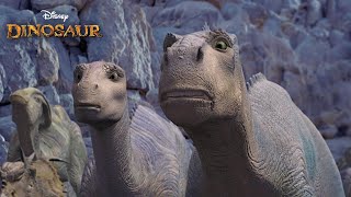 Aladar vs Kron  Dinosaur HD Movie Clip [upl. by Ahsinert847]