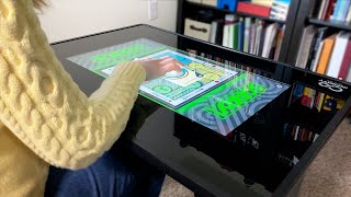 Arcade1Ups Infinity Game Table Board games on demand EXCLUSIVE first look [upl. by Gerladina]