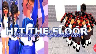 HIT THE FLOOR  S1 EP2  Biggest RIVALRY berry ave rp💙🐾 [upl. by Cosme465]