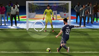 FIFA 22  PSG vs Manchester United  Penalty Shootout Volta Gameplay PS5 UHD 4K60FPS [upl. by Aiz730]