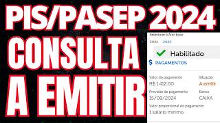 A EMITIR PISPASEP 2022 PARA SAQUE NO CALENDÁRIO 2024  LIBERADO OS PAGAMENTOS DO ANO SALARIAL 2022 [upl. by Nyladam]