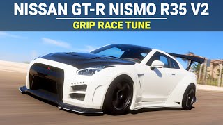 Forza Horizon 5  2020 Nissan GTR Nismo R35 Widebody V2 FH5 Grip Race Build Tune amp Gameplay [upl. by Ociredef]