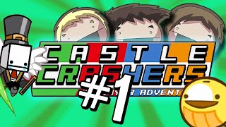 Castle Crashers Ep1  Hatty and the Whale  BroGaming [upl. by Imoan]